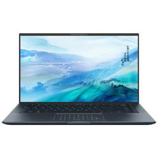 ASUS 华硕 灵耀X 凌锋 十一代酷睿版 14.0英寸 轻薄本 松木青（酷睿i7-1165G7、MX450、16GB、512GB SSD、1080P、60Hz）