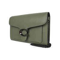 COACH 蔻驰 Tabby系列 女士皮质单肩斜挎包 89364 V5QUF 绿色 小号