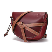 LOEWE 罗意威 Gate系列 女士牛皮单肩马鞍包 321 54 T20