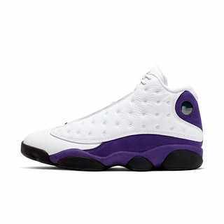 AIR JORDAN 正代系列 Air Jordan13 Lakers 男子篮球鞋 414571-105 白/紫 44
