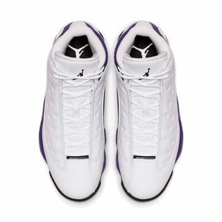 AIR JORDAN 正代系列 Air Jordan13 Lakers 男子篮球鞋 414571-105 白/紫 44