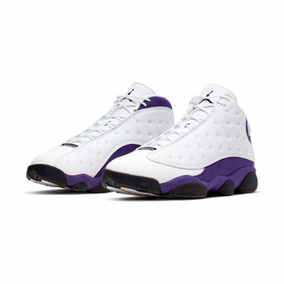 AIR JORDAN 正代系列 Air Jordan13 Lakers 男子篮球鞋 414571-105 白/紫 44