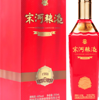 宋河粮液 粮液 1988 十二年 46%vol 浓香型白酒 500ml 单瓶装