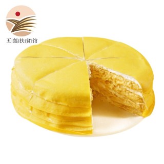 莲山九鲜 榴莲千层蛋糕 6寸 380g