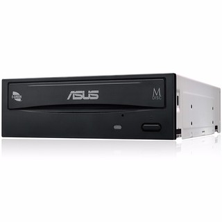 ASUS 华硕 24倍速 SATA接口 内置DVD刻录机 台式机光驱 黑色(DRW-24D5MT)