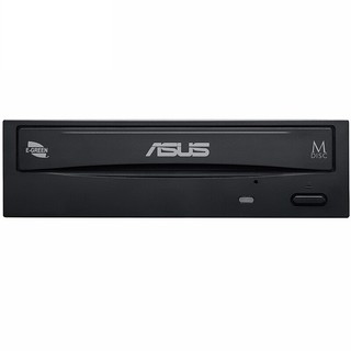 ASUS 华硕 24倍速 SATA接口 内置DVD刻录机 台式机光驱 黑色(DRW-24D5MT)