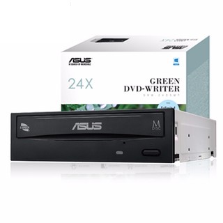 ASUS 华硕 24倍速 SATA接口 内置DVD刻录机 台式机光驱 黑色(DRW-24D5MT)