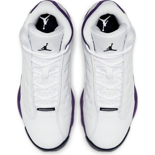 AIR JORDAN 正代系列 Air Jordan 13 女子篮球鞋 884129-015 白/紫 35.5