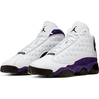 AIR JORDAN 正代系列 Air Jordan 13 女子篮球鞋 884129-015 白/紫 38