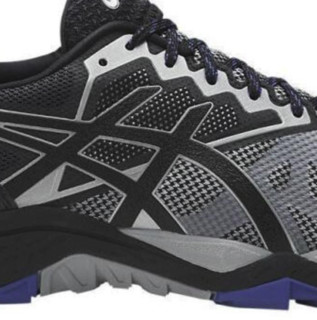 ASICS 亚瑟士 Fujitrabuco Lyte 男子越野跑鞋 1011A700 灰色/黑色/紫色 43.5