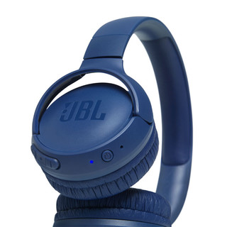 JBL 杰宝 TUNE 500BT 耳罩式头戴式蓝牙耳机 石墨蓝