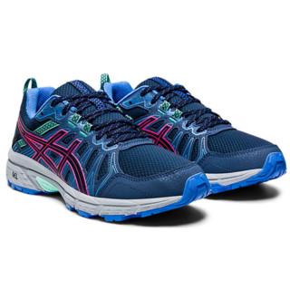 ASICS 亚瑟士 Gel-Venture 7 女子跑鞋 1012A476-401 蓝粉 42