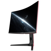 ANTGAMER 蚂蚁电竞 ANT27TQC 恶魔粉限定款 27英寸 VA 曲面 G-sync FreeSync 显示器(2560×1440、144Hz、90%DCI-P3、HDR10)