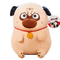 WELTSTON 威尔通 巴扎黑系列 蹲姿巴扎黑毛绒玩具 30cm