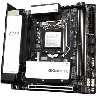 GIGABYTE 技嘉 Z590I VISION D MINI-ITX主板（Intel LGA1200、Z590）