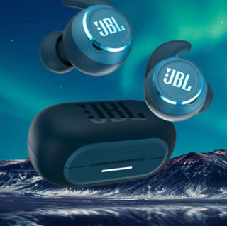 JBL 杰宝 REFLECT MINI NC 入耳式真无线蓝牙降噪耳机 梦幻蓝