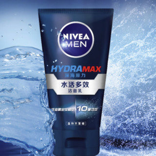 NIVEA MEN 妮维雅男士 水活多效洁面乳 100g