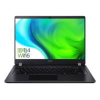 acer 宏碁 墨舞 P40 十一代酷睿版 14.0英寸 轻薄本 黑色 (酷睿i7-1165G7、核芯显卡、16GB、512GB SSD、1080P、IPS）