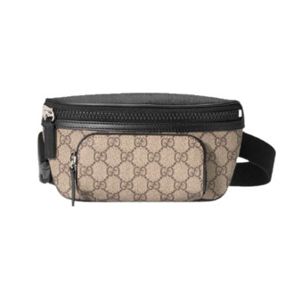 GUCCI 古驰男士帆布腰包450946 KHNYX 9772 米色/乌木色【报价价格评测