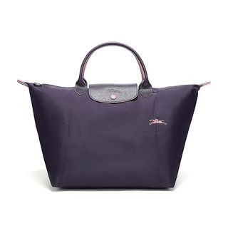 LONGCHAMP 珑骧 Le Pliage Club系列 女士手提包中号 L1623619645 浆果紫