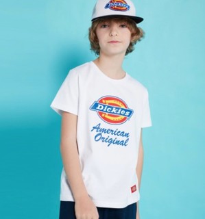Dickies 帝客 儿童印花Logo短袖T恤