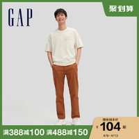 Gap男装LOGO潮流宽松纯棉短袖T恤757191夏季2021新款