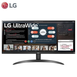 LG 乐金 LG 29英寸 21:9 HDR IPS 高清 超宽带鱼屏 sRGB99% FreeSync 窄边 阅读模式 低闪屏 游戏显示器 29WP500 -B