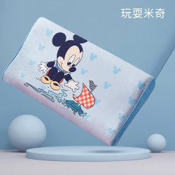 迪士尼(Disney)儿童乳胶枕小孩橡胶枕宝宝卡通小枕头