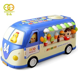 PLUS会员：GOODWAY 谷雨 宝宝惯性车巴士玩具