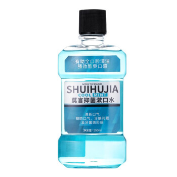 shuihujia 水护嘉 抑菌劲爽薄荷漱口水 250ml(赠同款)