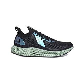 adidas 阿迪达斯 AlphaEdge 4D 中性跑鞋 FV6106 黑色/炫蓝 43