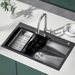 省223 8元 不锈钢水槽 Hommy 佳佰 佳勒仕304不锈钢水槽龙头套装78 45 cm多少钱 什么值得买