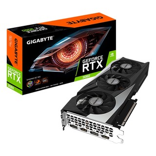 GIGABYTE 技嘉 GeForce RTX 3060 GAMING OC 魔鹰 12G 显卡 12GB 黑灰色