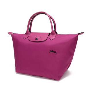 LONGCHAMP 珑骧 Le Pliage Club系列 女士手提包中号 L1623619P40 紫色