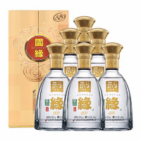 今世缘 国缘对开 42%vol 柔雅型白酒 550ml*6瓶 整箱装