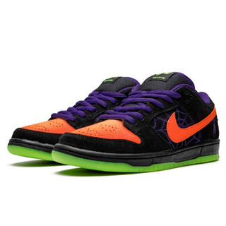 NIKE 耐克 SB Dunk Low 中性休闲运动鞋 BQ6817-006 绿/黑/橙 45