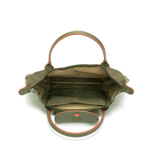 LONGCHAMP 珑骧 Le Pliage Club系列 女士手提包中号 L1623619A23 墨绿色