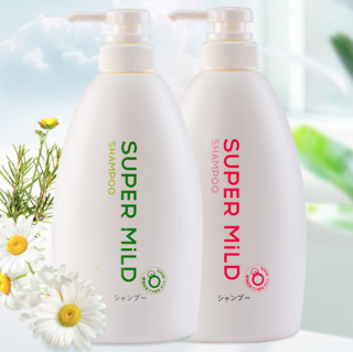 SUPER MILD 惠润 柔净洗发露套装 (绿野芳香600ml+鲜花芳香600ml)