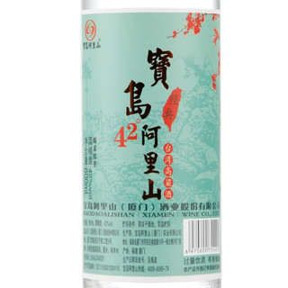 宝岛阿里山 绵柔浓香 42%vol 白酒 600ml*6瓶 整箱装