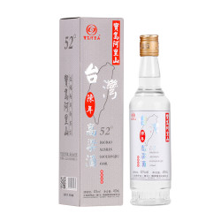 宝岛阿里山 陈年 台湾高粱酒 口粮酒 送礼佳品 白酒整箱 52度绵柔浓香(450ml-单瓶装)