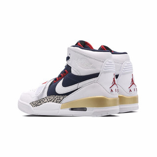 AIR JORDAN Air Jordan Legacy 312 男子篮球鞋 AV3922-101 白/蓝/金 44