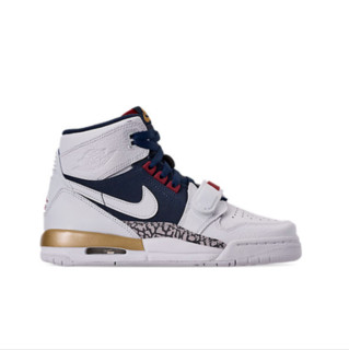 AIR JORDAN Air Jordan Legacy 312 男子篮球鞋 AV3922-101 白/蓝/金 42.5