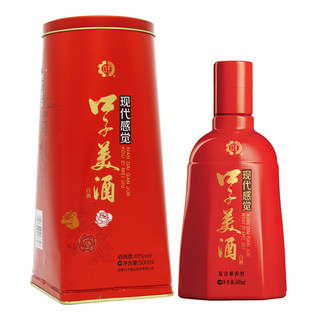 口子窖 现代感觉 41%vol 兼香型白酒 500ml*4瓶 整箱装