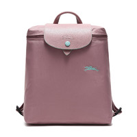 LONGCHAMP 珑骧 Le Pliage系列 女士织物可折叠双肩背包 1699 619 P13 古董粉色 中号