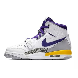 AIR JORDAN Air Jordan Legacy 312 男子篮球鞋 AV3922-157 白/紫/黄 40