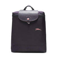 LONGCHAMP 珑骧 Le Pliage系列 女士织物可折叠双肩背包 1699 619 645 浆果紫 中号