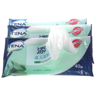 TENA 添宁 Proskin系列 洁肤湿巾 40片