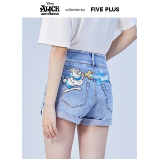Five Plus 5+×爱丽丝联名款 女士牛仔短裤 2NN1065230