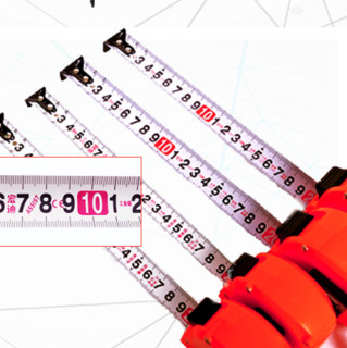 HONGDI 宏迪 x61系列 X61-10025 不锈钢卷尺 10m*25mm 单把装