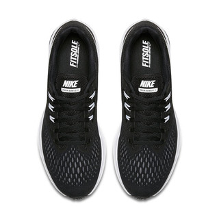 NIKE 耐克 Zoom Winflo 4 男子跑鞋 898466-001 黑白 40.5